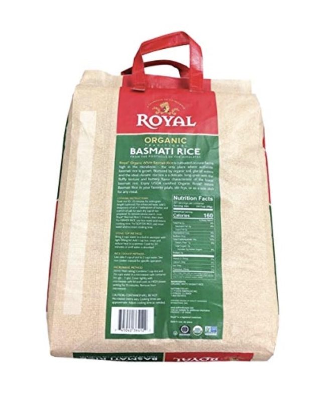 Royal Basmati Rice USA Packaging Import Export