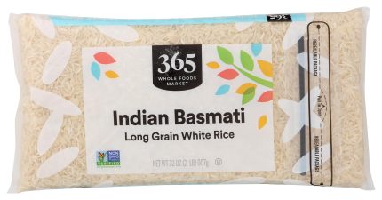 365 by Whole Foods Market, Indian Basmati White Rice, 32 Ounce 2 Pound Pack of 1